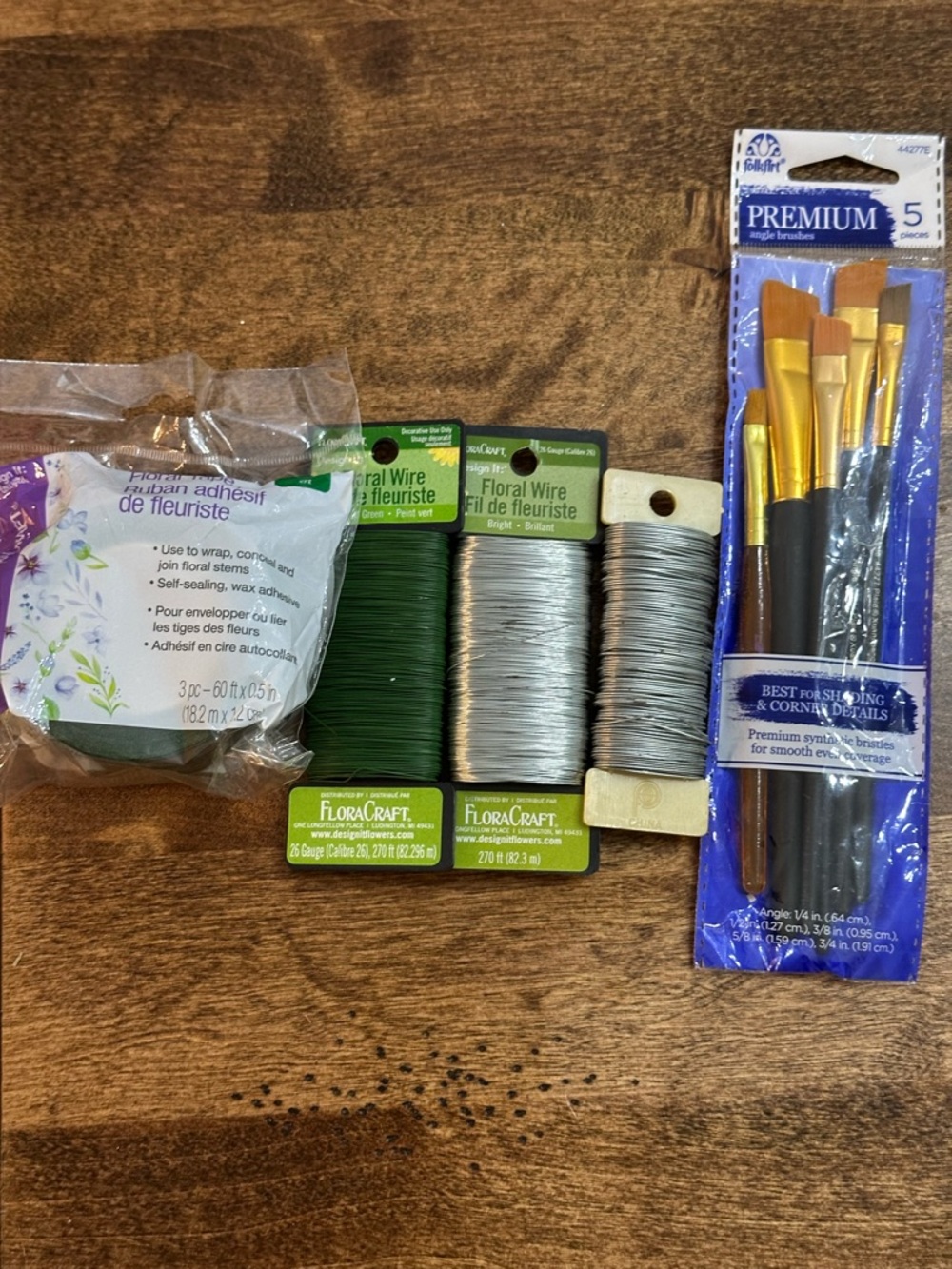 Green Floral Wire and Adhesive Tape Pack - Multi-Use Crafting Kit